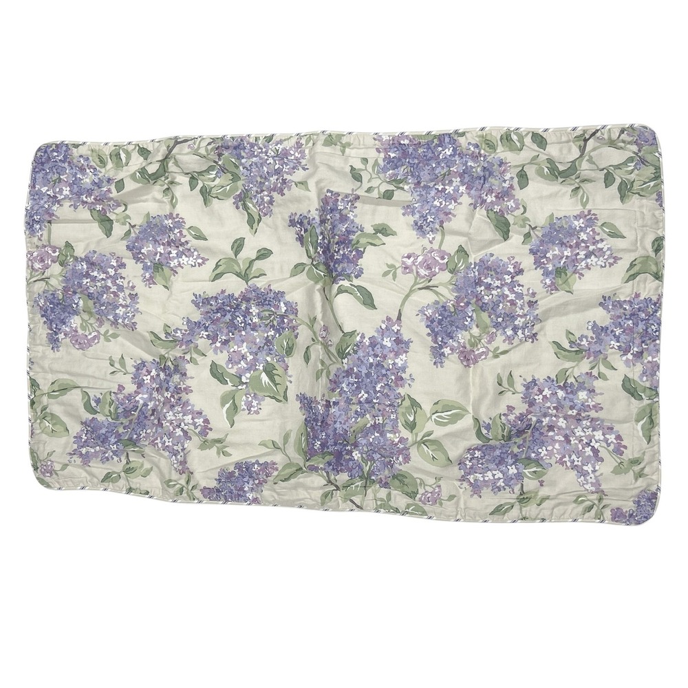 Ralph Lauren Cape Elizabeth King Size Pillow Sham Lilac Purple Case‎ Cotton